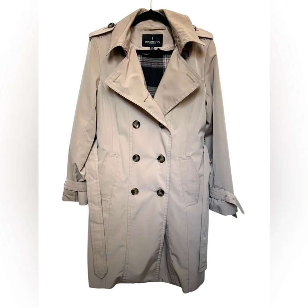 London Fog Women's Beige Trench Coat